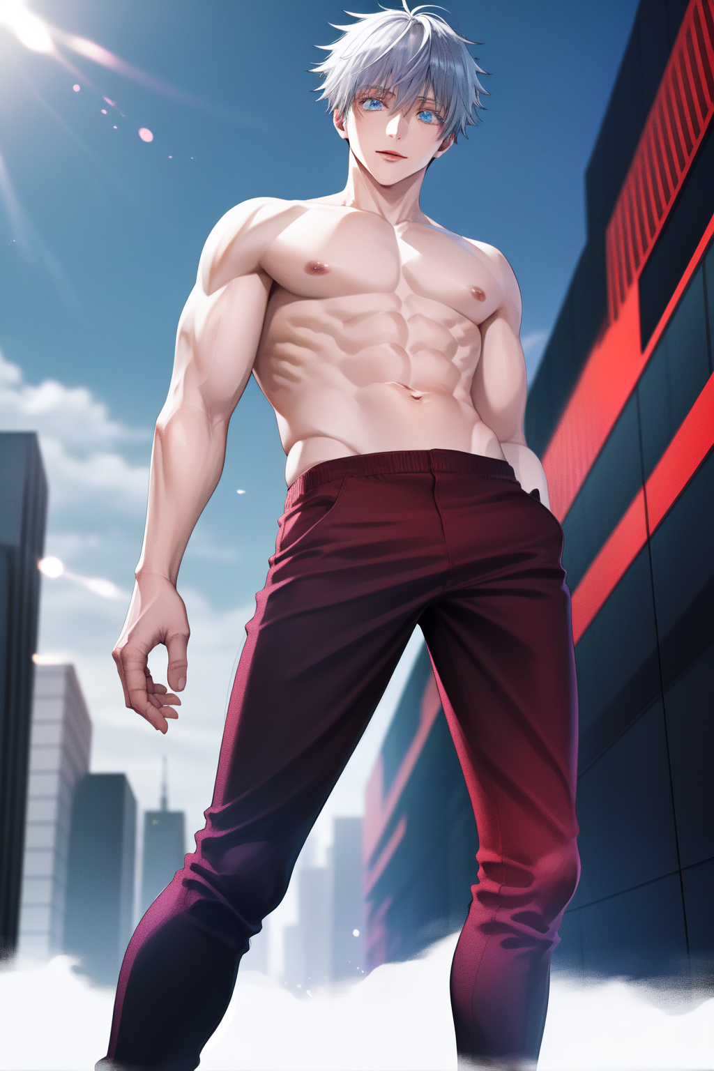 Anime boys tall hot muscles.