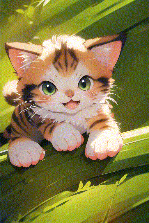 Cute Anime Kitten Folk | Tensor.Art