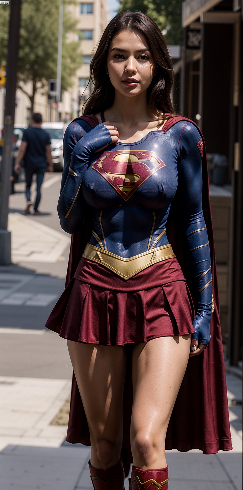 Supergirl with big boobs
