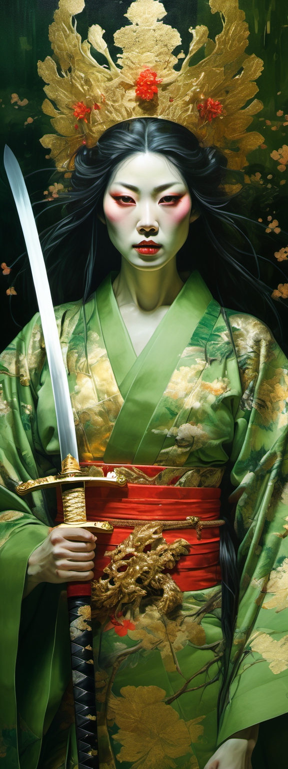 1.0] Golden Warrior Kimono