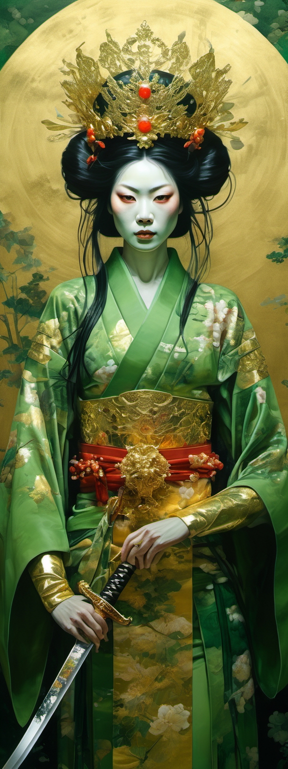 1.0] Golden Warrior Kimono