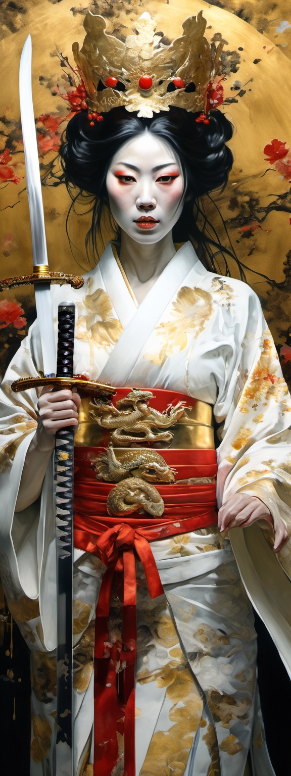 1.0] Golden Warrior Kimono