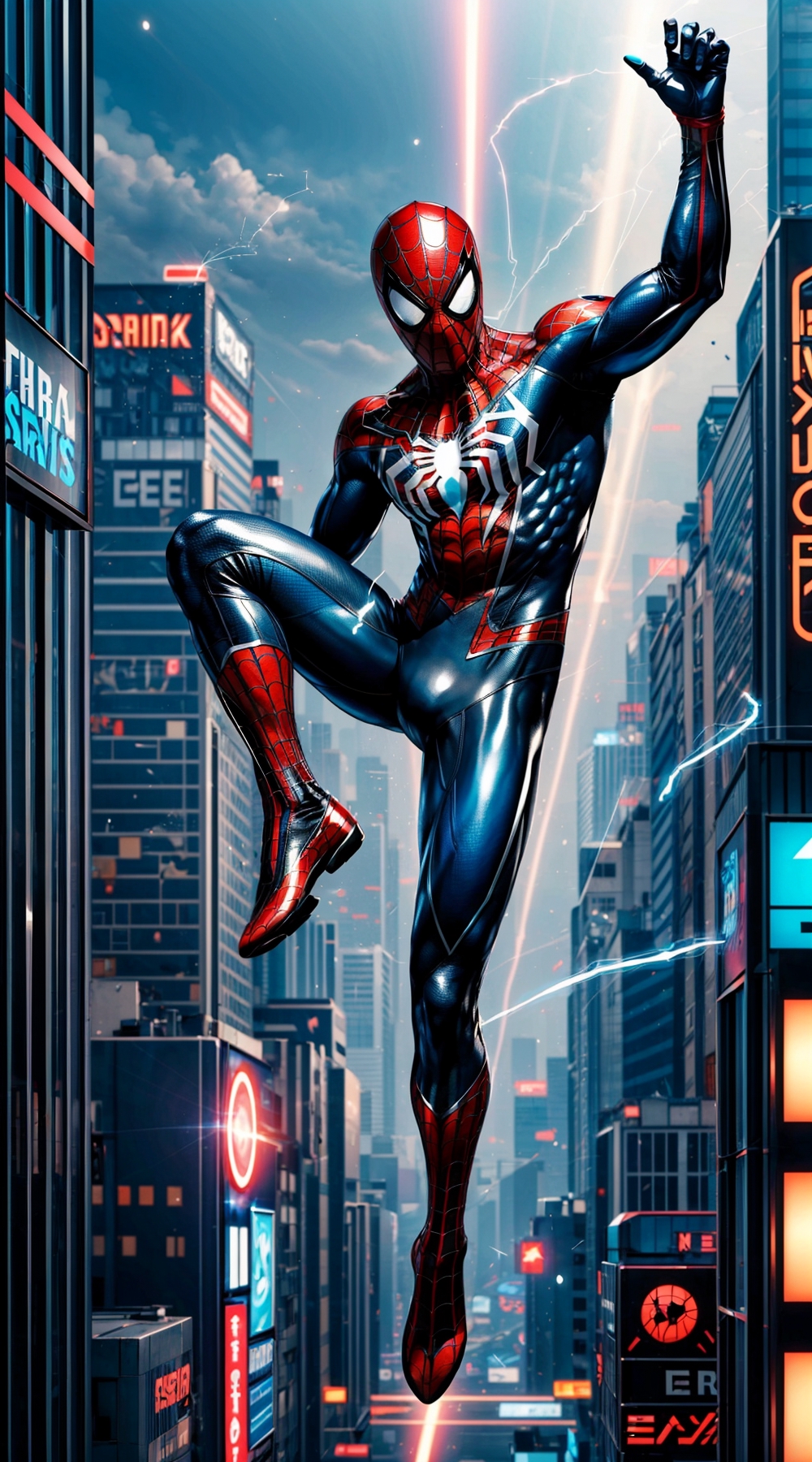 Marvel Spider-Man, Splder Man Jumping, comics, fantasy png | PNGEgg