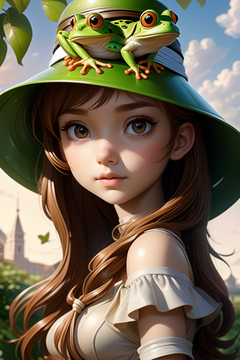 Elegant Hyperrealistic Drawing Style Tofuniisan Cute Anime Girls · Creative  Fabrica