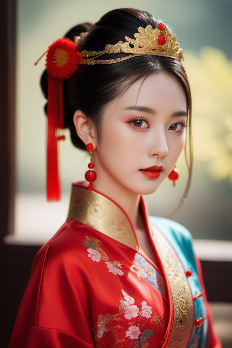 Chinese hanfu wig Tang dynasty princess empress fairy drama cosplay wig for  women Men wig in ancient Chinese Costume