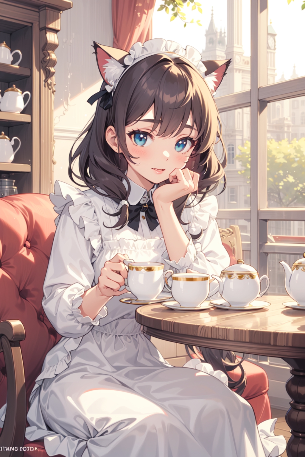 Anime Heroine Tea Sets : tea cup and saucer