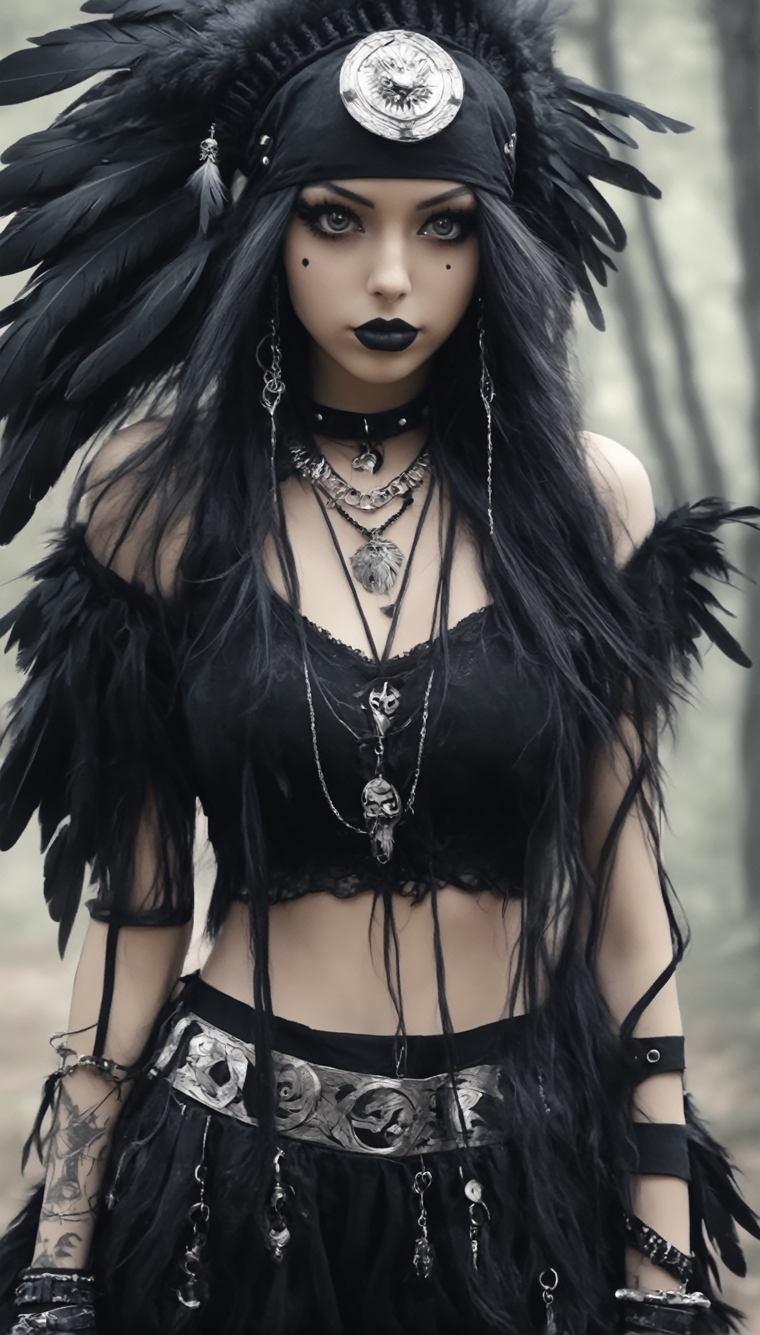 Goth Princess Aesthetic Gothic Death Metal Emo Teen Girls Digital Art by  Hasnain Kavya - Pixels