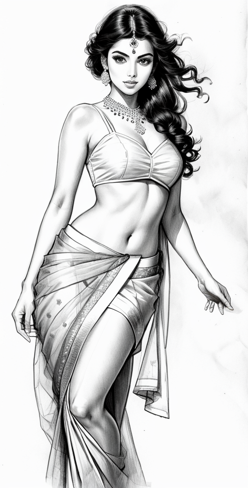 Saree pencil drawing  Pencil drawings easy, Pencil sketch images, Pencil  drawing images