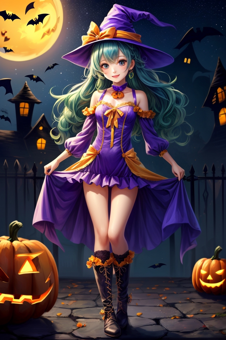 Ayus Marionette: Happy Halloween  Anime halloween, Anime witch