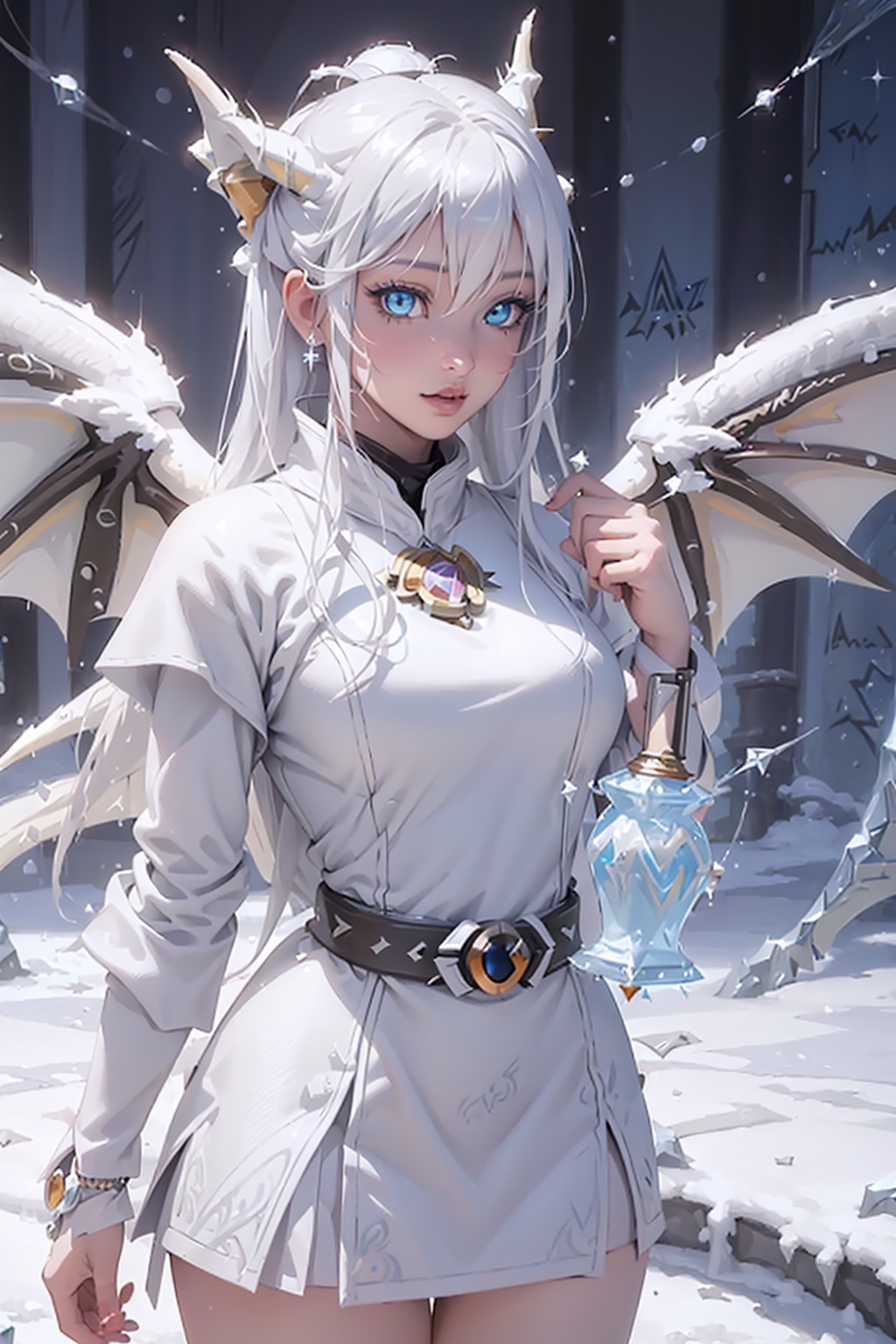 ice dragon girl anime