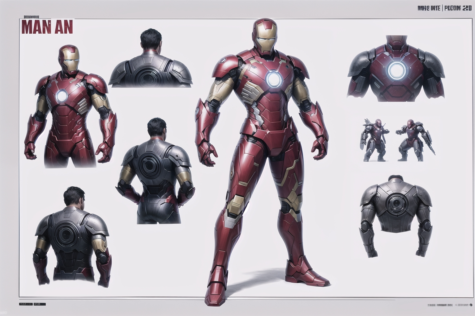 iron man blueprints for suit