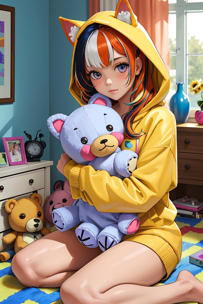 Anime Girl GIF - Anime Girl Stuffed Toy - Discover & Share GIFs