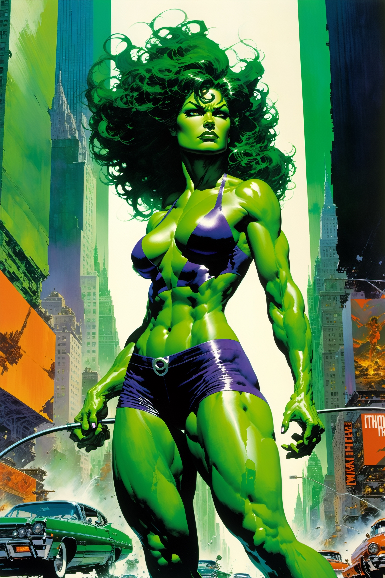 She Hulk(marvel Comics) - v1, Stable Diffusion LoRA