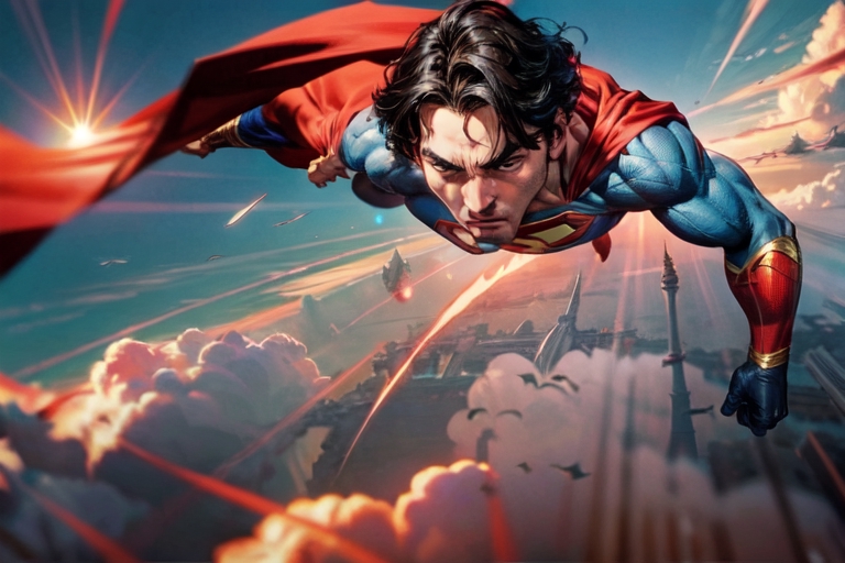 Dumb question: What is the best flying pose for Superman? : r/superman