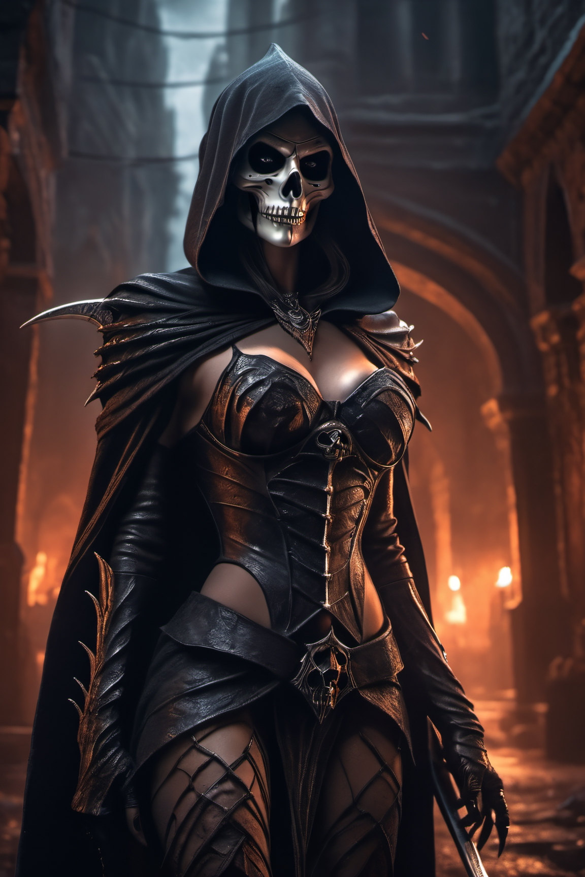 female grim reaper backgrounds