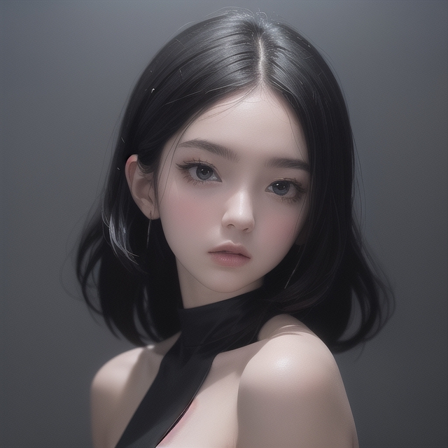 Anime Girl Realistic Yin Yang 8k download - Etsy