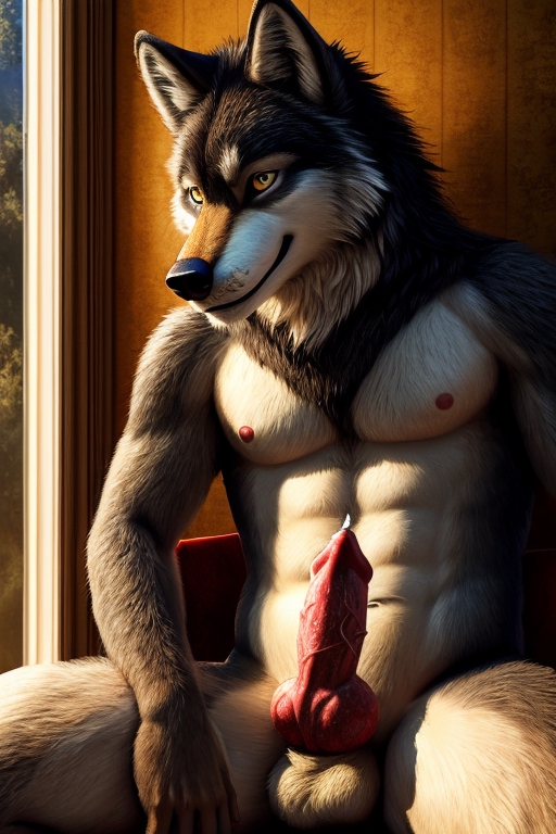 Wolf furry discount naked