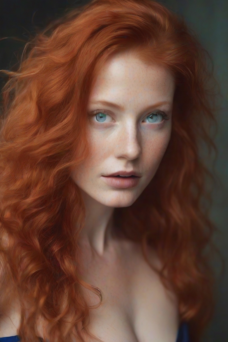 basic red head model | Tensor.Art