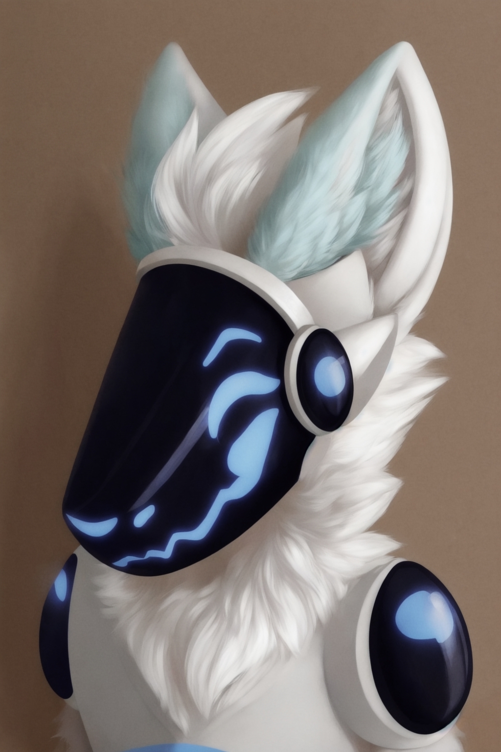 Protogen Visor Study by SadStrawberryArts -- Fur Affinity [dot] net