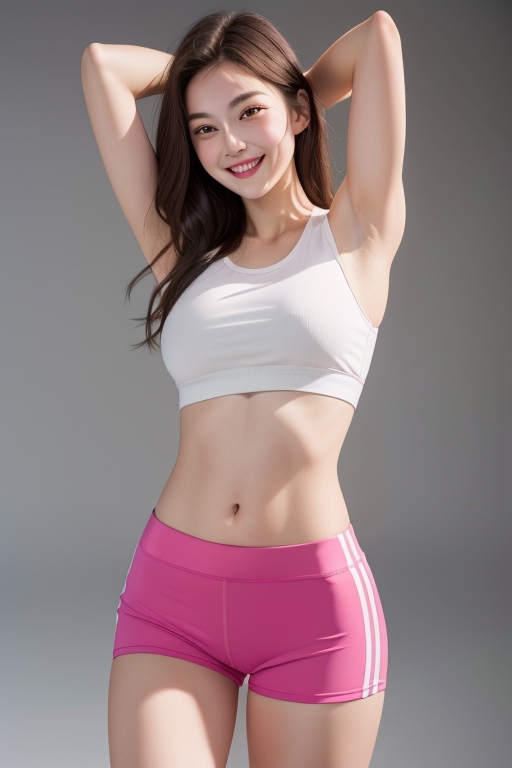 Pale Pink Sport Gym Skort