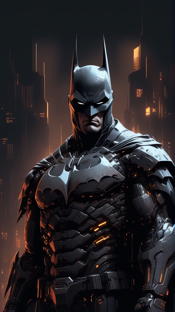 Embrace Your Inner Dark Knight with This Cool AI-Generated Batman Synthwave  Wallpaper for iPhone