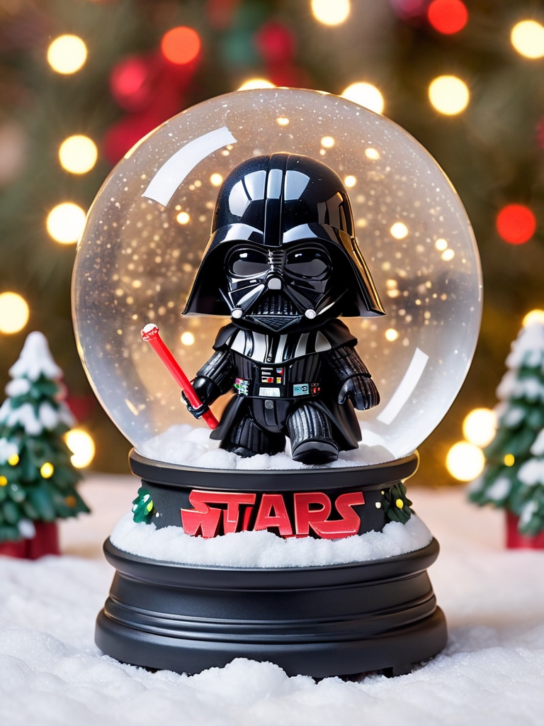 Star Wars Stormtrooper Decorating A Tree Musical Globe