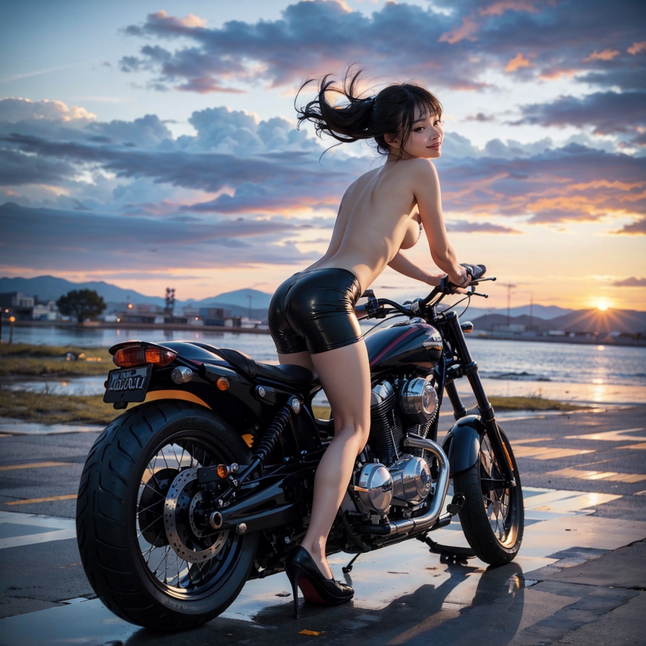 Razordisc - Biker Girl T Pose WIP - ZBrushCentral
