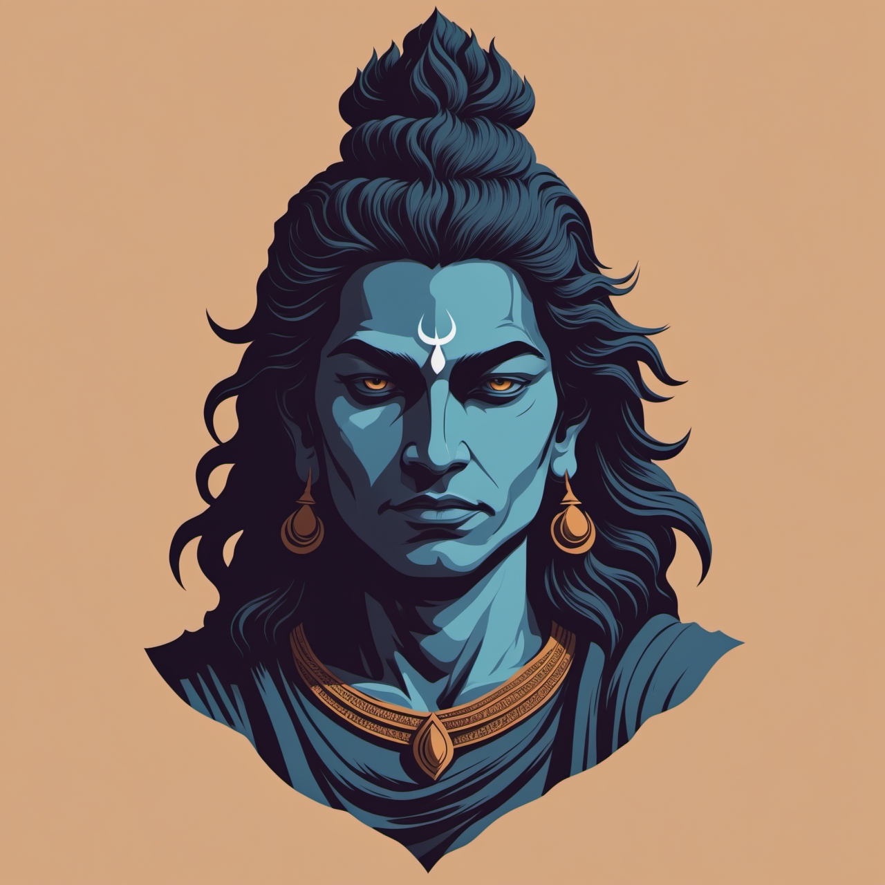 Angry Shiva Poster by Gurubasavaraj VR - Pixels