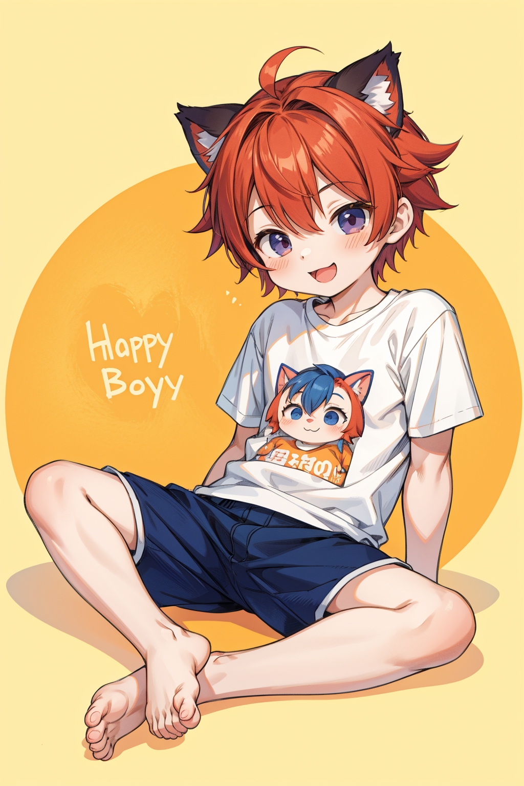 Cute neko shota | Tensor.Art