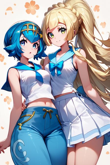 Lillie & Lana: Alola Angels | リーリエ x スイレン Pokemon