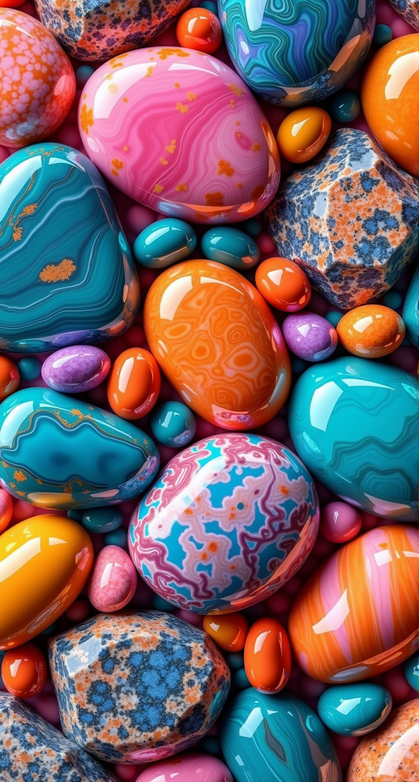 Flux/ Abstract art with Stones by ZloyOrk style V1