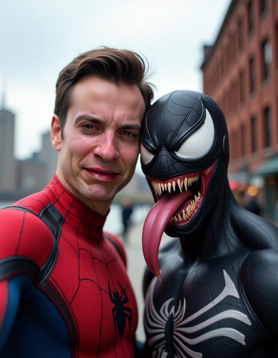 Crying Peter Parker - Meme (by SeniorPioner)